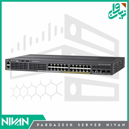 Switch Layer 2 & 3 POE 2SFP 110W Cisco Catalyst 2960X-24PSQ-L